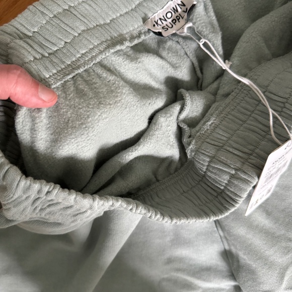 NWT Known Supply 100% Organic Cotton Everly Fleece Jogger Pants, XL fits XXL - Picture 8 of 10